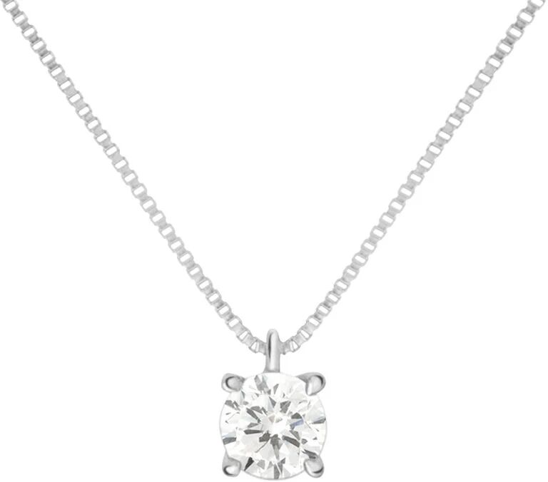 Stroili Collana Punto Luce Claire Oro Bianco Cubic Zirconia Collezione: Claire Oro Bianco