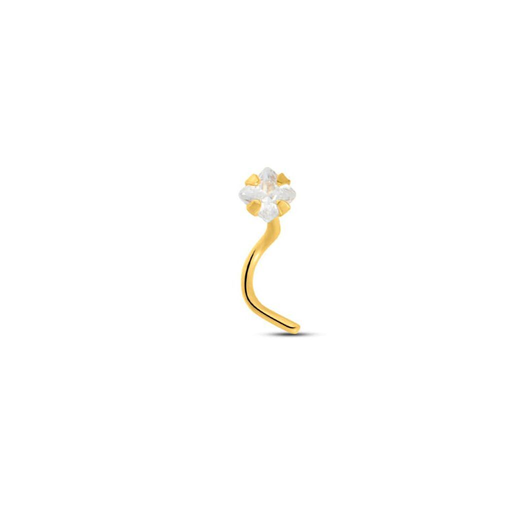 Stroili Piercing Naso Bon Ton Oro Giallo Cubic Zirconia Collezione: Bon Ton Oro Giallo