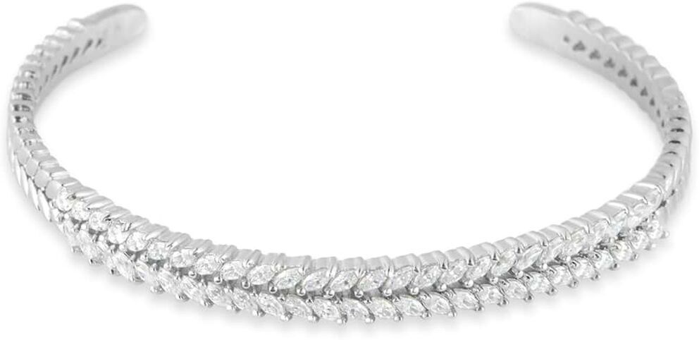 Stroili Bangle Romantic Shine Metallo Cristallo Collezione: Romantic Shine Bianco