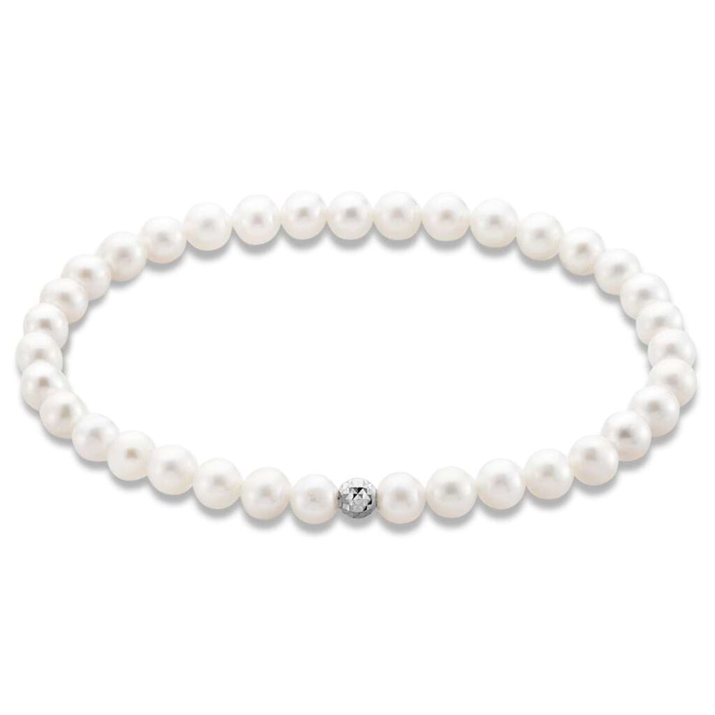 Stroili Bracciale Gabrielle Oro Bianco Perla D'Acqua Dolce Collezione: Gabrielle Oro Bianco