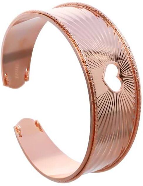 Stroili Bracciale bangle cuore in bronzo rosato Collezione: Sunlife Rosa