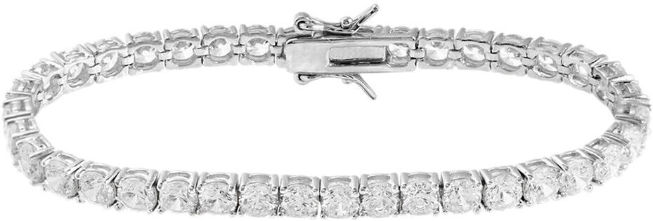 Stroili Bracciale Tennis Silver Elegance Argento Rodiato Cubic Zirconia Collezione: Silver Elegance Bianco