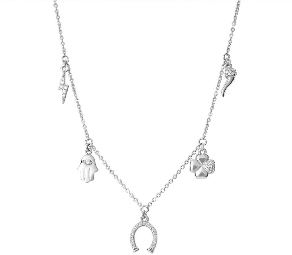 Stroili Collana Silver Moments Argento Rodiato Cubic Zirconia Collezione: Silver Moments Bianco