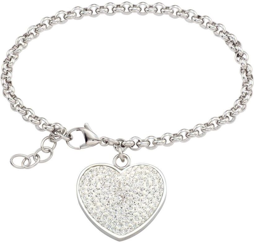 Stroili Bracciale in acciaio e cristalli Collezione: Lady Shine Grigio