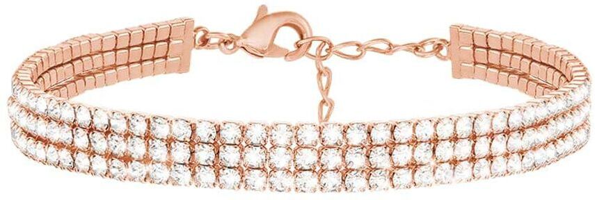 Stroili Bracciale Tennis Romantic Shine Metallo Rosa Cristallo Collezione: Romantic Shine Rosa