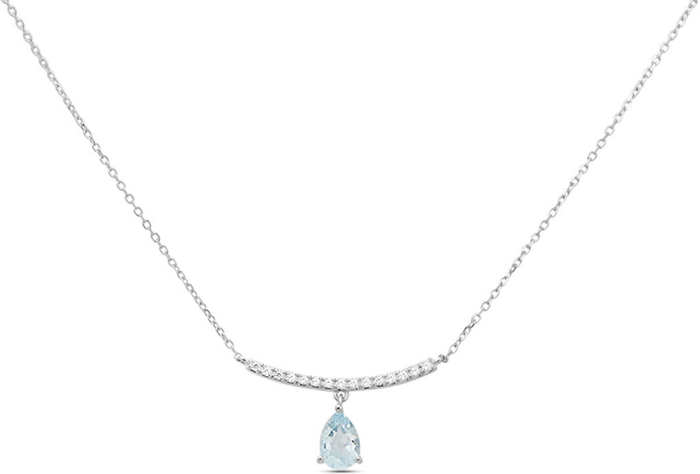 Stroili Collana Amélie Oro Bianco Topazio Cubic Zirconia Collezione: Amélie Oro Bianco