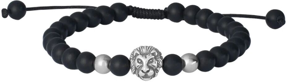 Stroili Bracciale Man Code Acciaio Bicolore Bianco / Nero Onice Collezione: Man Code Bicolore Bianco / Nero