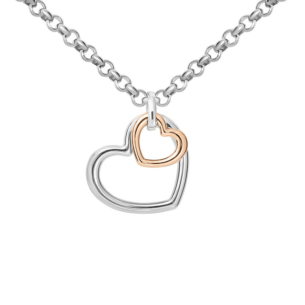 Stroili Collana Lady Code Acciaio Bicolore Bianco / Rosa Collezione: Lady Code Bicolore Bianco / Rosa