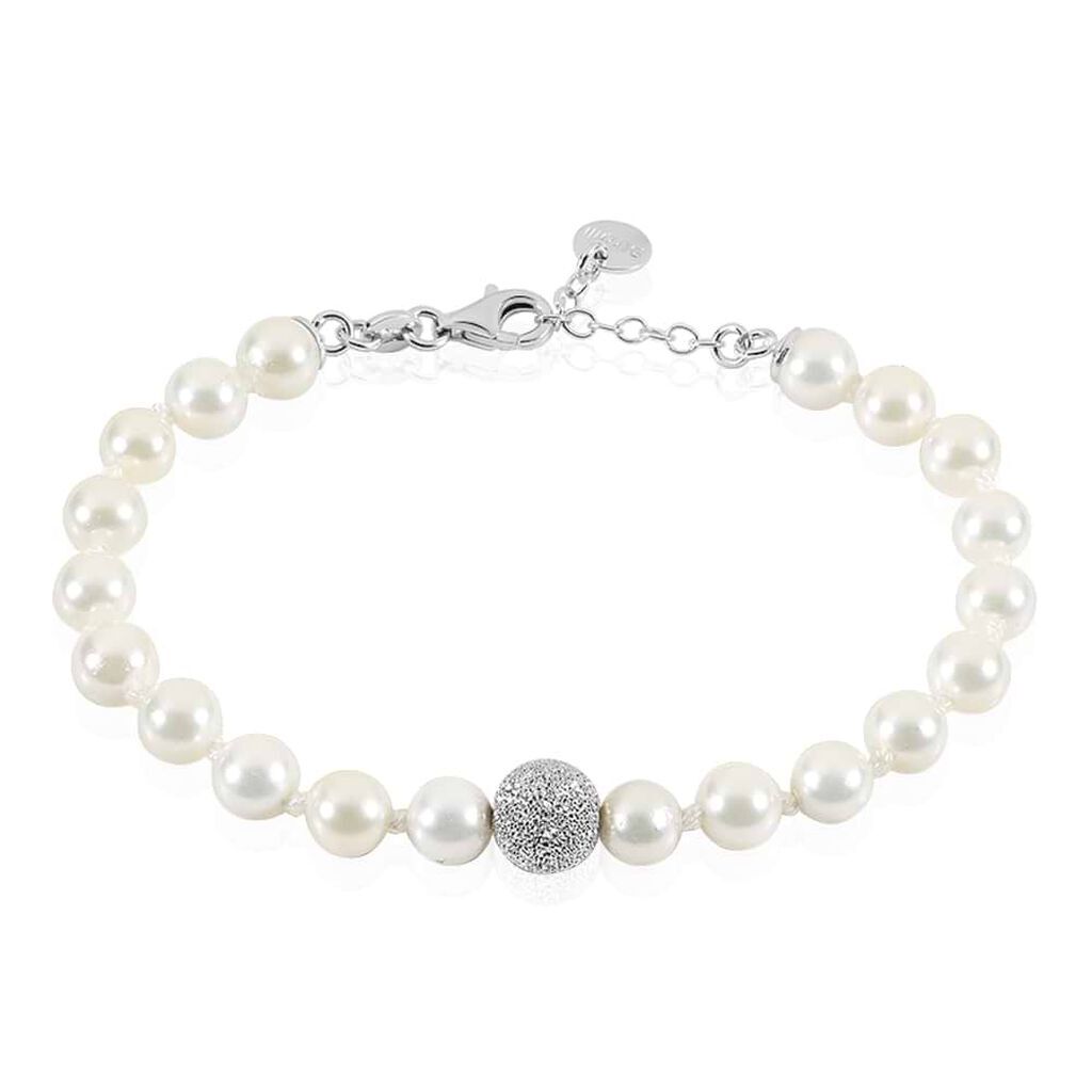 Stroili Bracciale Silver Pearls Argento Rodiato Perla sintentica Collezione: Silver Pearls Bianco