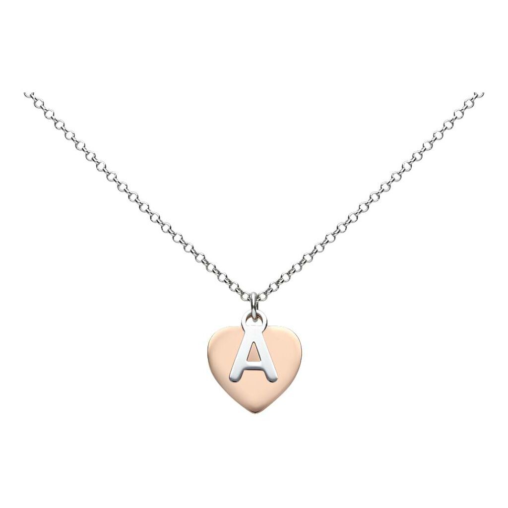 Stroili Collana Silver Collection Argento Bicolore Bianco / Rosa Collezione: Silver Collection Bicolore Bianco / Rosa