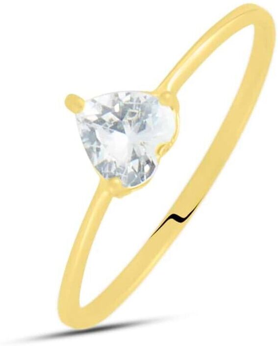 Stroili Anello Solitario Claire Oro Giallo Cubic Zirconia Collezione: Claire - Misura 59 Oro Giallo