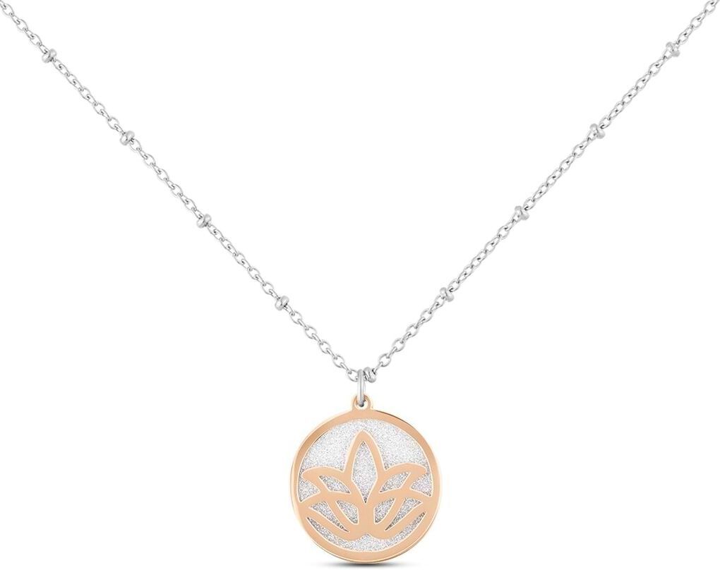 Stroili Collana Lady Shine Acciaio Fiore di loto Collezione: Lady Shine Argentato