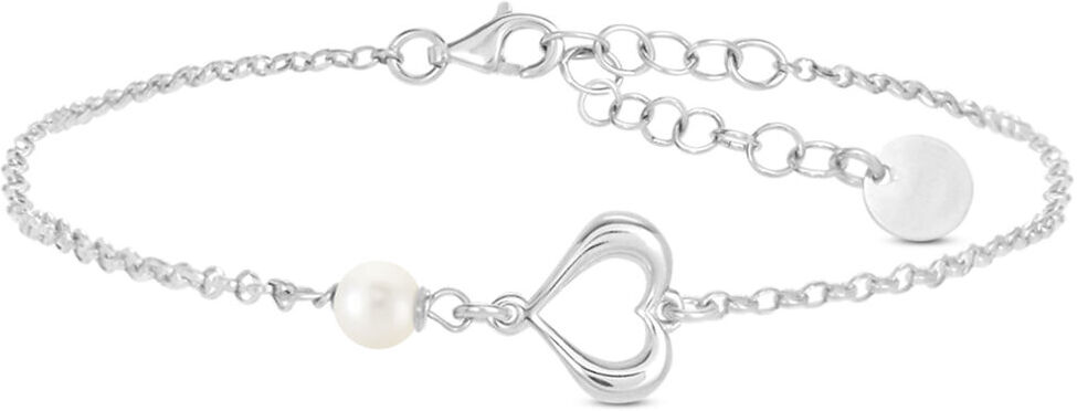 Stroili Bracciale Silver Pearls Argento Rodiato Perla sintentica Collezione: Silver Pearls Bianco