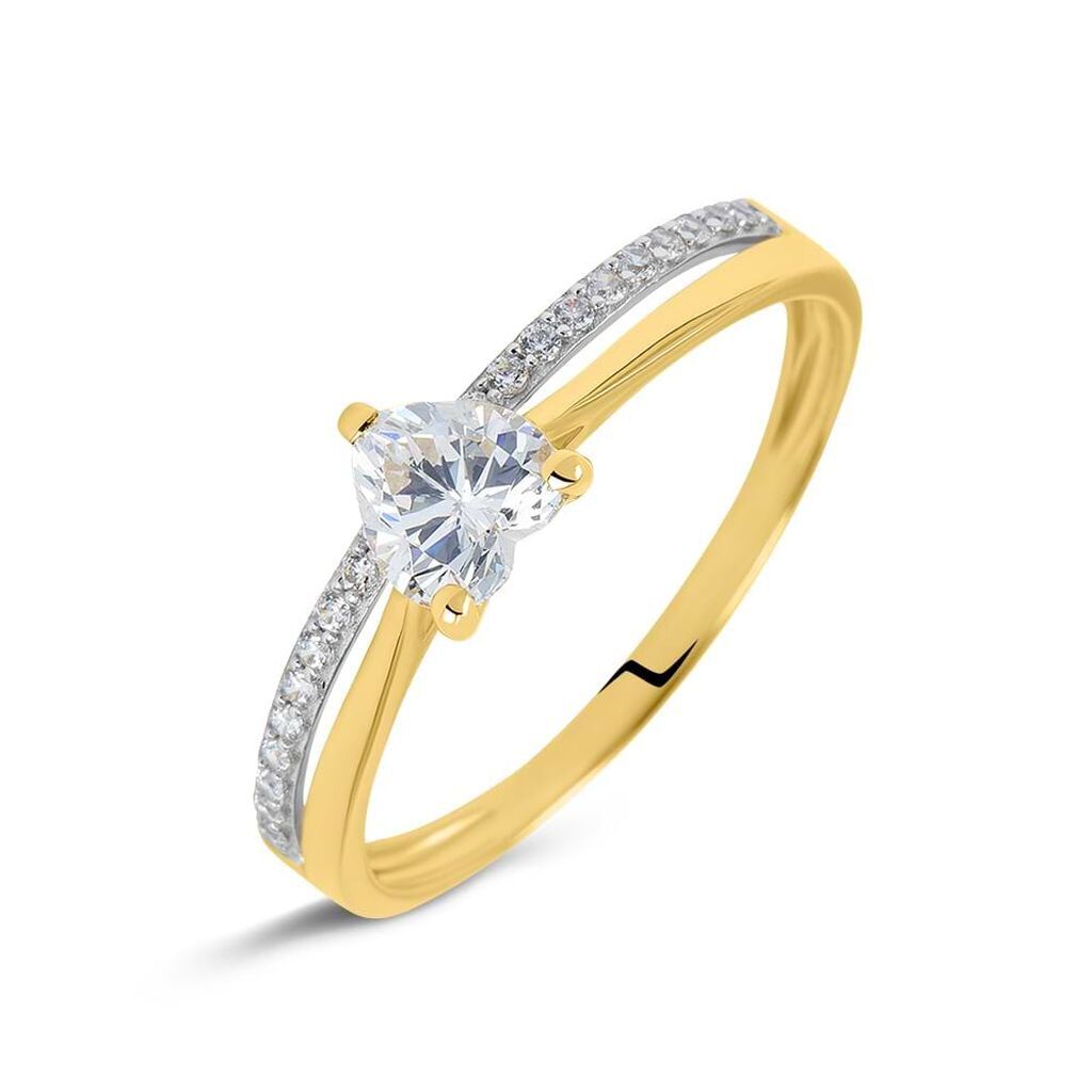 Stroili Anello Solitario Claire Oro Giallo Cubic Zirconia Collezione: Claire - Misura 54 Oro Giallo