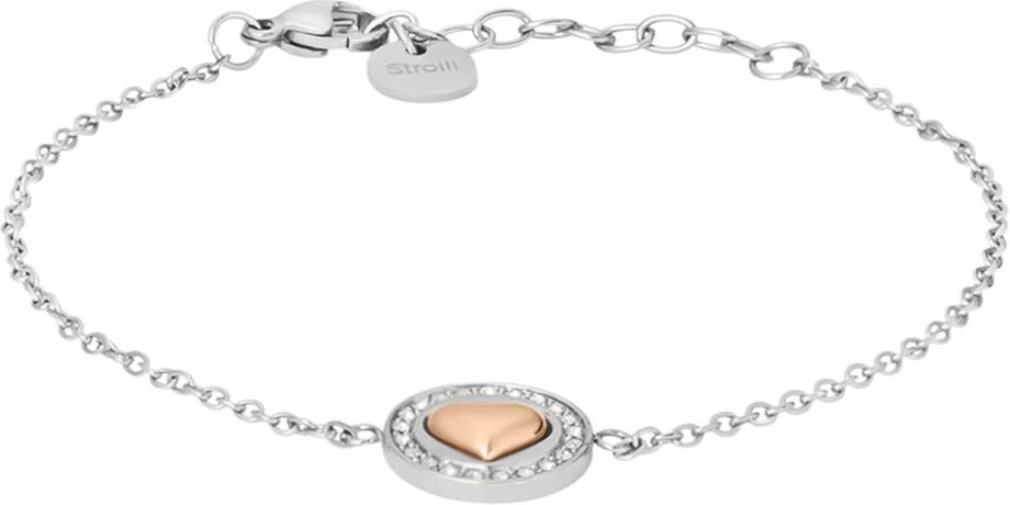 Stroili Bracciale Lady Chic Acciaio Rosa Cristallo Collezione: Lady Chic Rosa