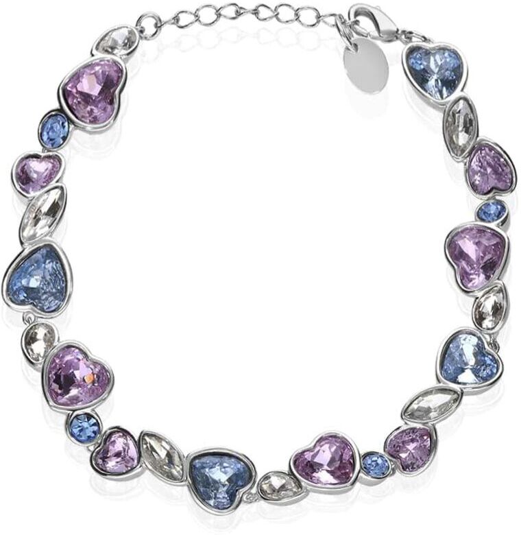 Stroili Bracciale Violet Ottone Cristallo Collezione: Violet Bianco