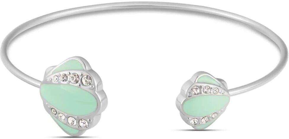 Stroili Bangle Lady Sweet Acciaio Conchiglia e Cristalli Collezione: Lady Sweet Argentato