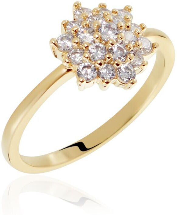 Stroili Anello Golden Dream Placcato Oro Giallo Cubic Zirconia Collezione: Golden Dream - Misura 52 Giallo