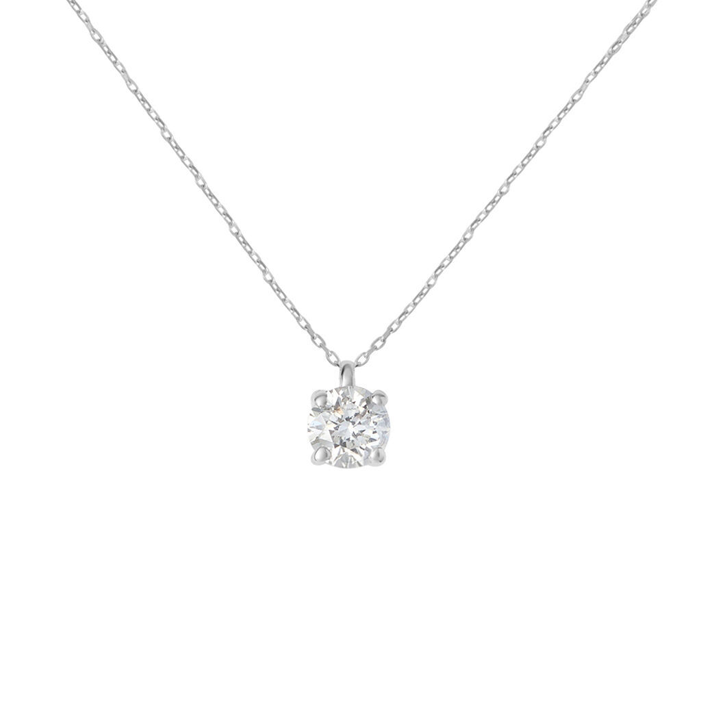 Stroili Collana Punto Luce Grace Oro Bianco Diamante Collezione: Grace Oro Bianco