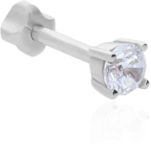 Stroili Piercing Orecchio Bon Ton Oro Bianco Cubic Zirconia Collezione: Bon Ton Oro Bianco