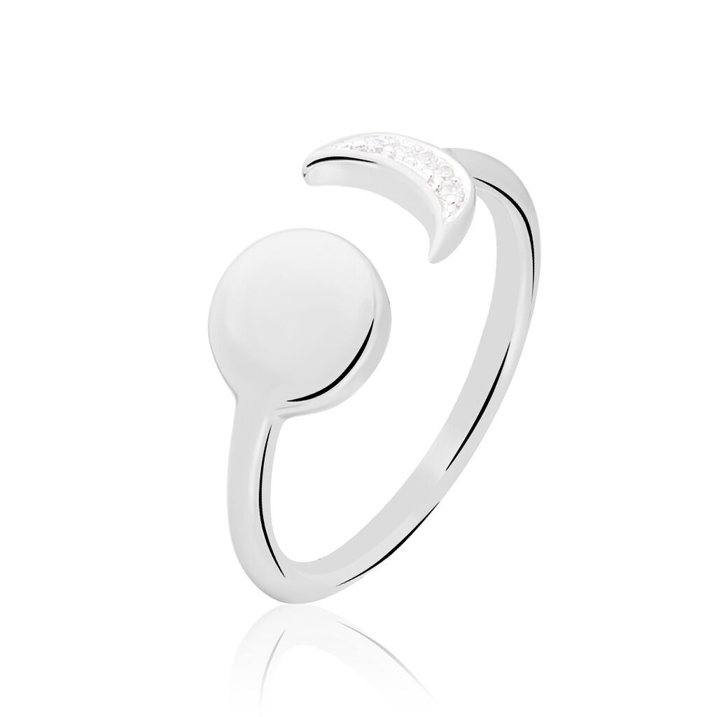 Stroili Anello Silver Moments Argento Rodiato Cubic Zirconia Collezione: Silver Moments - Misura 58 Bianco