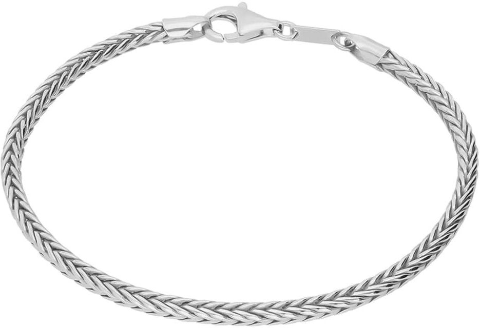 Stroili Bracciale Catena Gentleman Argento Rodiato Collezione: Gentleman Bianco