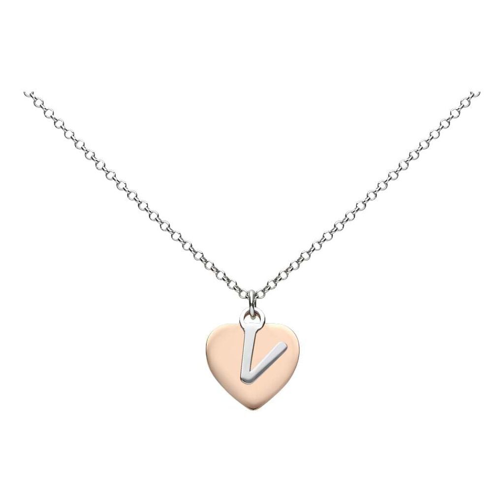 Stroili Collana Silver Collection Argento Bicolore Bianco / Rosa Collezione: Silver Collection Bicolore Bianco / Rosa