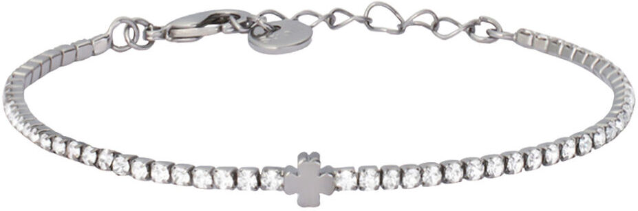 Stroili Bracciale Tennis Romantic Shine Metallo Nero Cristallo Collezione: Romantic Shine