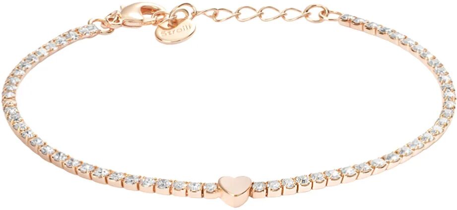 Stroili Bracciale Tennis Romantic Shine Metallo Rosa Cristallo Collezione: Romantic Shine Rosa