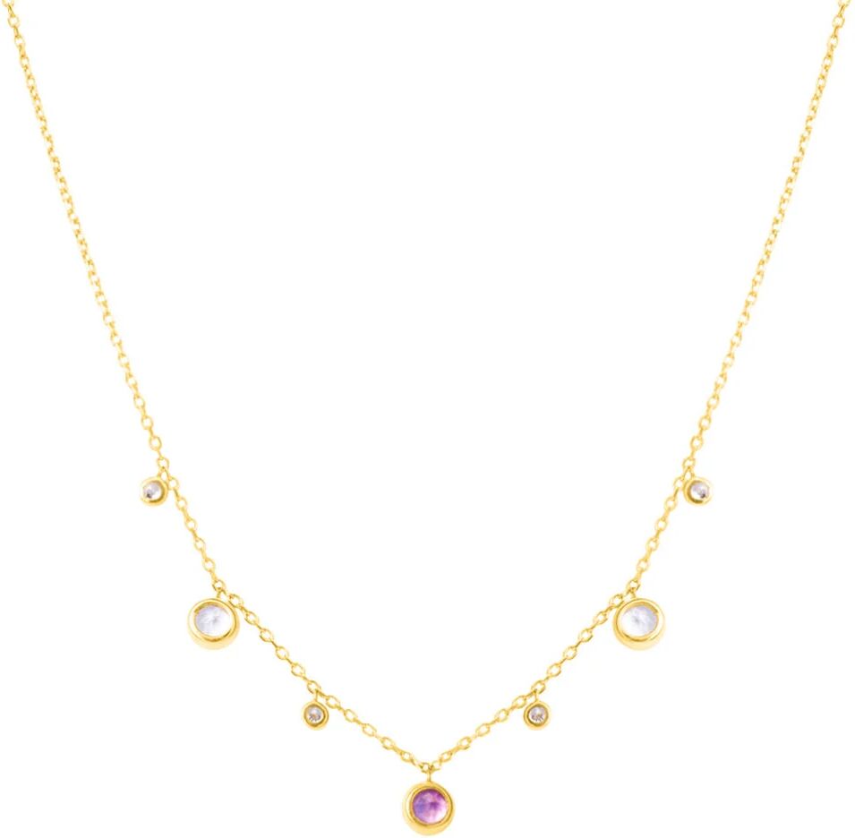 Stroili Collana Amélie Oro Giallo Topazio Quarzo Cubic Zirconia Collezione: Amélie Oro Giallo