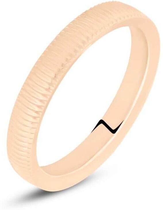 Stroili Fede Comoda Leggera Squadrata 3 mm Oro Rosa Collezione: Fede Leggera 375/1000 Oro Rosa