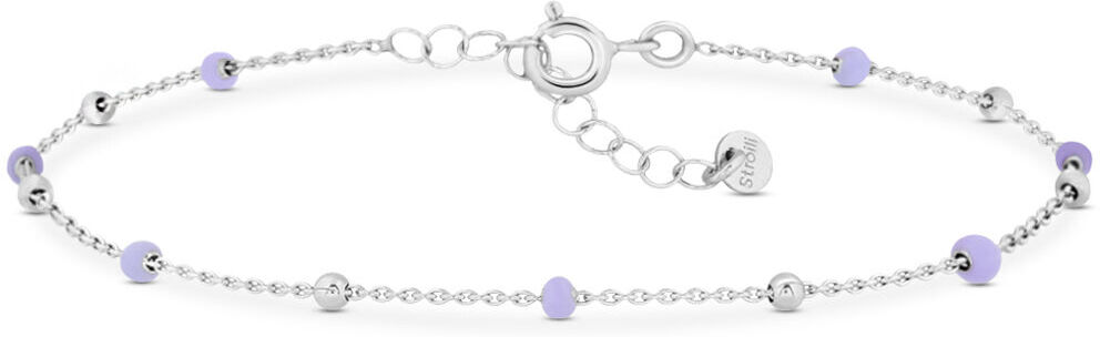 Stroili Cavigliera Silver Collection Argento Rodiato Pietra sintetica Collezione: Silver Collection Bianco