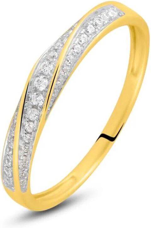 Stroili Anello Fascia Claire Oro Giallo Cubic Zirconia Collezione: Claire - Misura 56 Oro Giallo