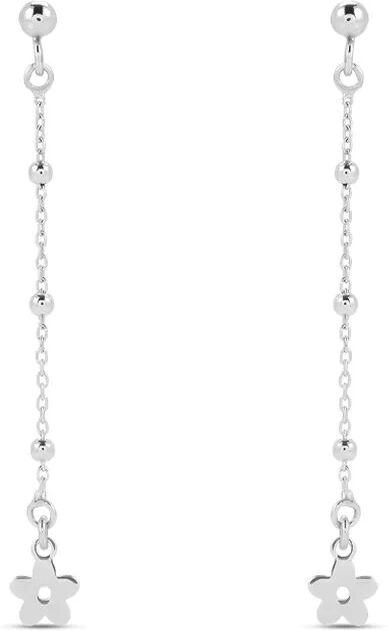 Stroili Orecchini Pendenti Silver Collection Argento Rodiato Collezione: Silver Collection Bianco