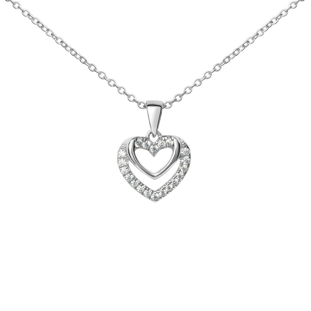 Stroili Collana Silver Moments Argento Rodiato Cubic Zirconia Collezione: Silver Moments Bianco