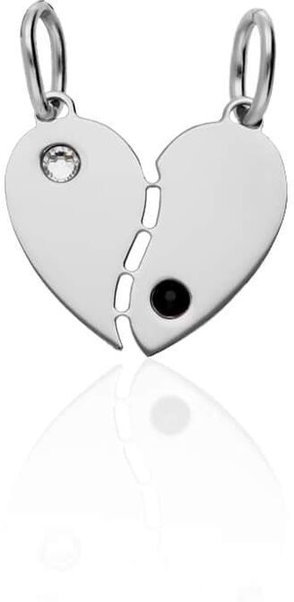 Stroili Pendente Silver Collection Argento Rodiato Cristallo Collezione: Silver Collection Bianco