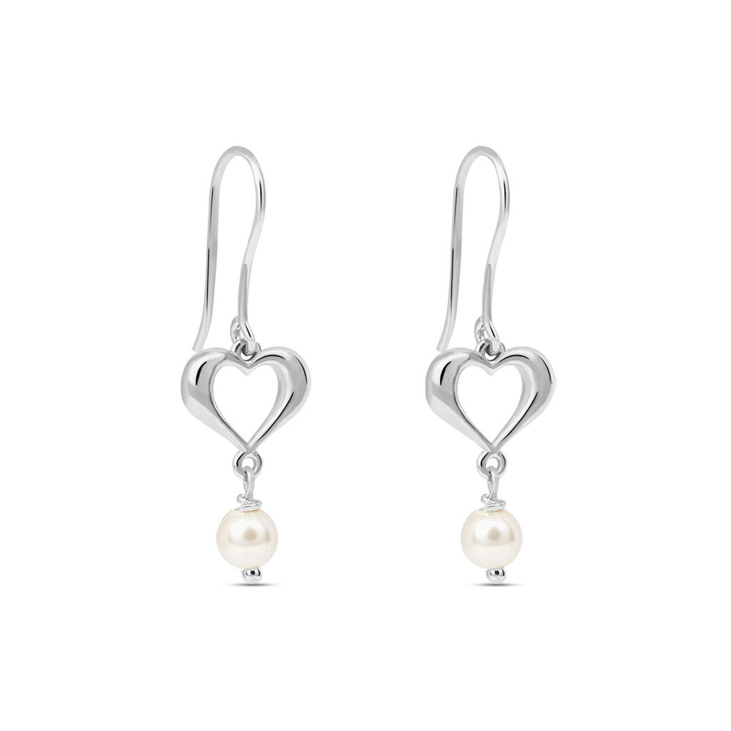 Stroili Orecchini Pendenti Silver Pearls Argento Rodiato Perla sintentica Collezione: Silver Pearls Bianco