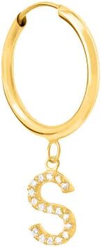 Stroili Mono Orecchino A Cerchio Toujours Oro Giallo Cubic Zirconia Collezione: Toujours Oro Giallo