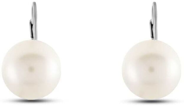 Stroili Orecchini Pendenti Silver Pearls Argento Rodiato Perla sintentica Collezione: Silver Pearls Bianco