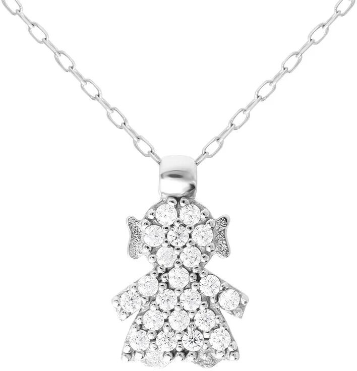 Stroili Collana Claire Oro Bianco Cubic Zirconia Collezione: Claire Oro Bianco