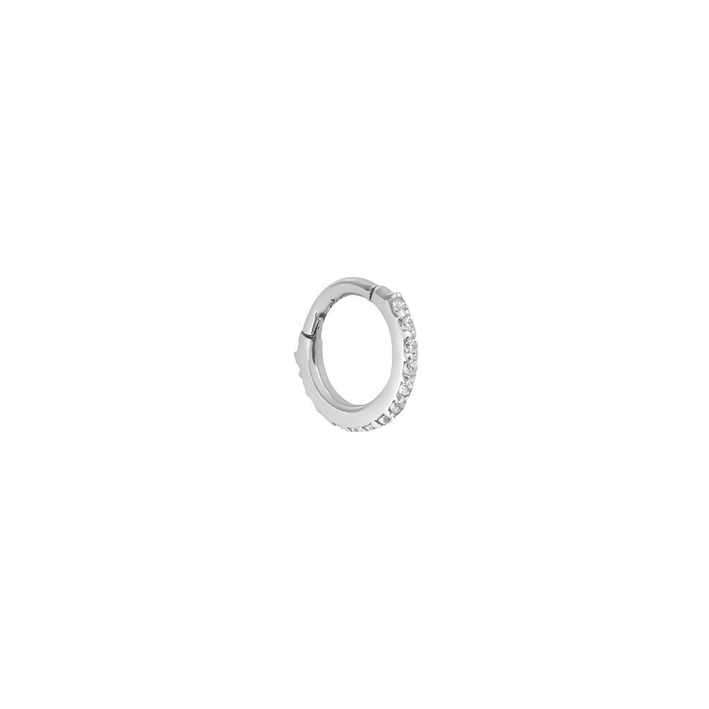 Stroili Piercing Orecchio Bon Ton Oro Bianco Cubic Zirconia Collezione: Bon Ton Oro Bianco