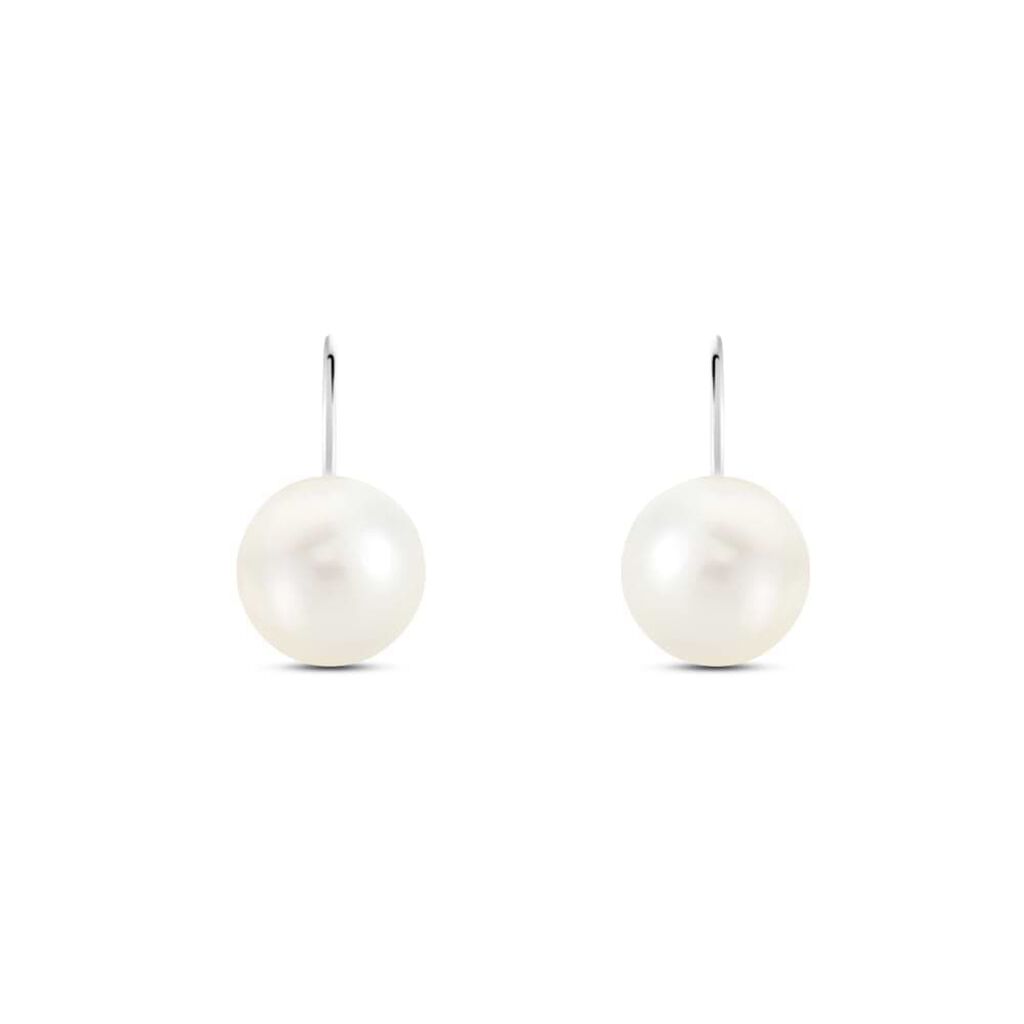 Stroili Orecchini Pendenti Silver Pearls Argento Rodiato Perla sintentica Collezione: Silver Pearls Bianco