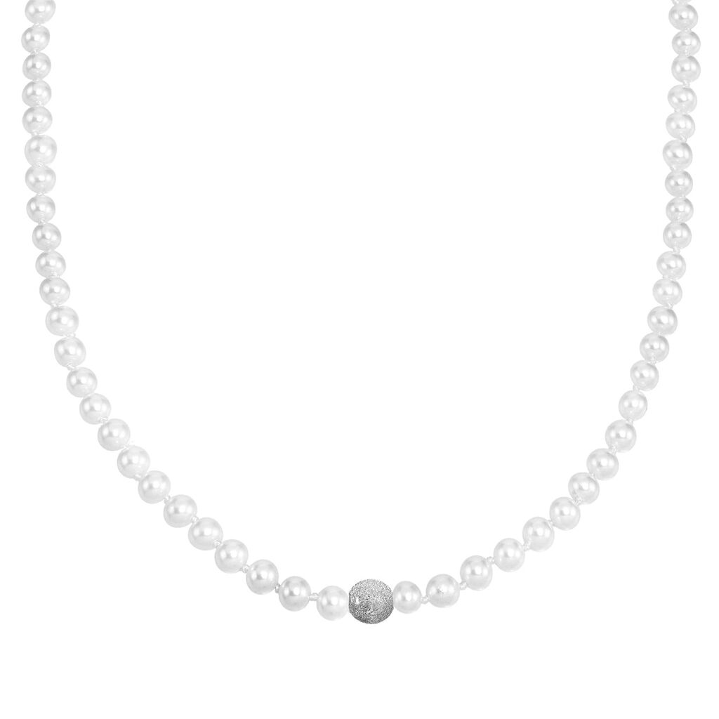 Stroili Filo di perle in argento rodiato Collezione: Silver Pearls Bianco