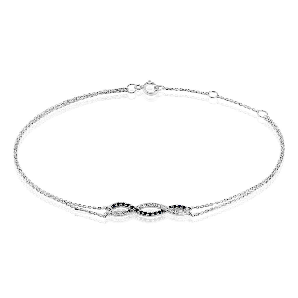 Stroili Bracciale Charlotte Oro Bianco Zaffiro Diamante Collezione: Charlotte Oro Bianco