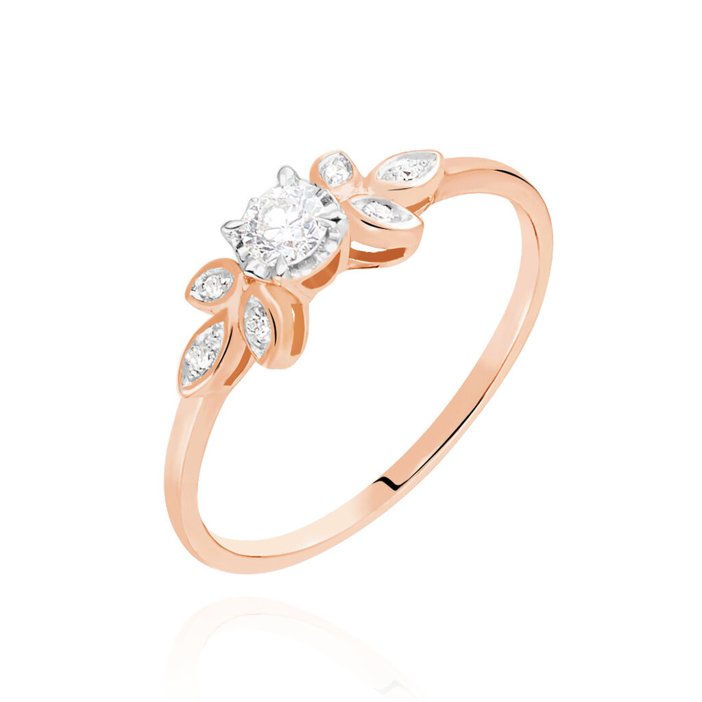 Stroili Anello Solitario Sophia Oro Rosa Diamante Collezione: Sophia - Misura 56 Oro Rosa