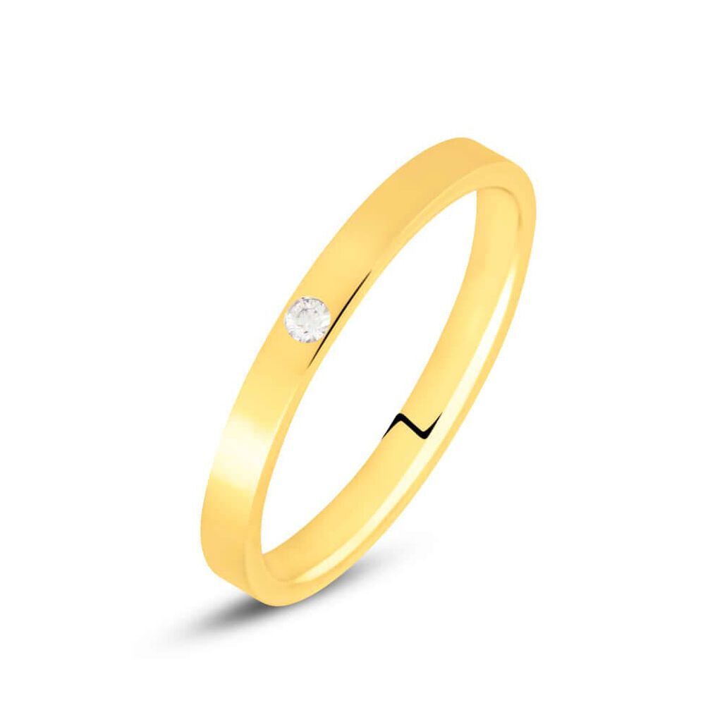 Stroili Fede Comoda 2.5 mm Oro Giallo Diamante Collezione: Fede Tradizionale 750/1000 Oro Giallo