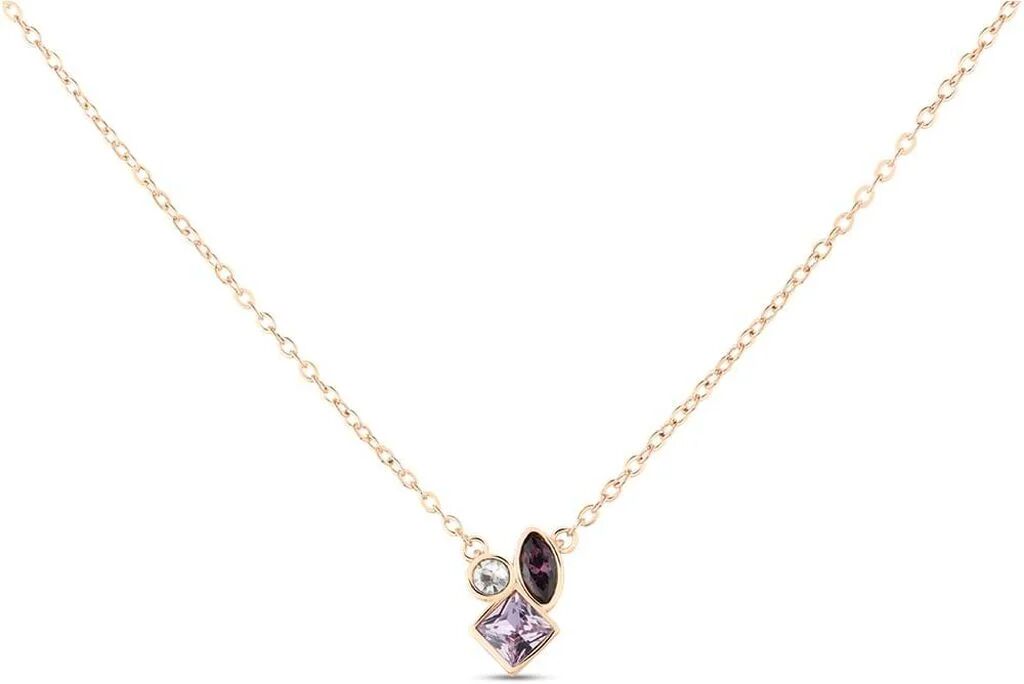 Stroili Collana Violet Ottone Rosa Cristallo Collezione: Violet Rosa