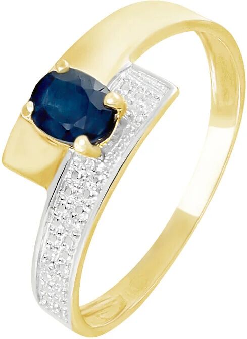 Stroili Anello Charlotte Oro Giallo Zaffiro Diamante Collezione: Charlotte - Misura 52 Oro Giallo