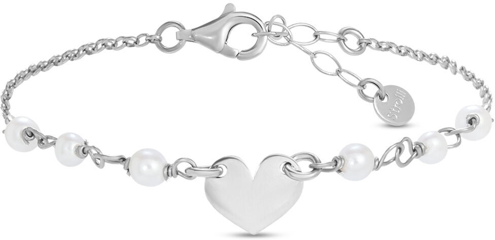 Stroili Bracciale Silver Pearls Argento Rodiato Perla sintentica Collezione: Silver Pearls Bianco