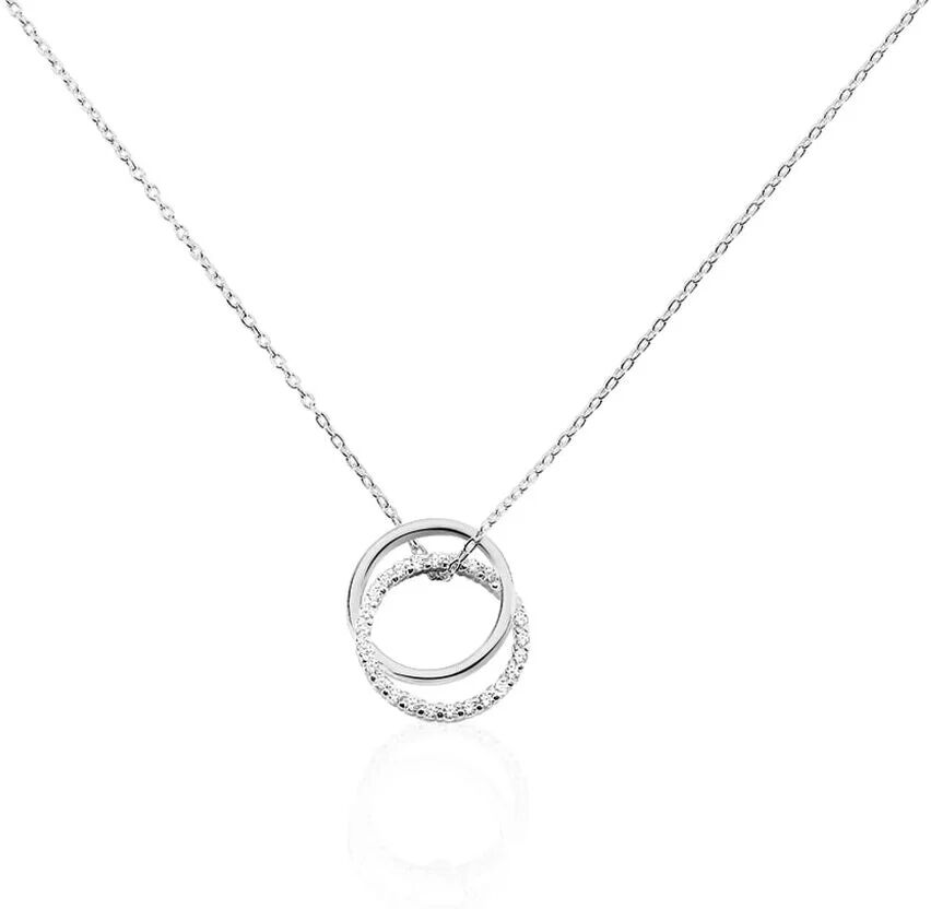 Stroili Collana Silver Shine Argento Rodiato Cubic Zirconia Collezione: Silver Shine Bianco